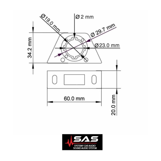 Przedłużacz USB Ampire XUB060 Przedłużacz USB 2.0 z zainstalowanym gniazdem i uchwytem 60cm.